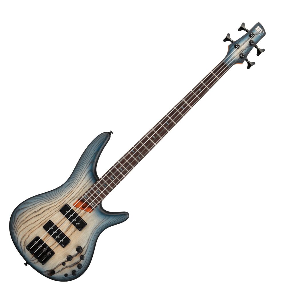 Ibanez SR600E Cosmic Blue Starburst Flat
